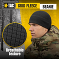 Load image into Gallery viewer, M-Tac Grid Fleece Beanie  Breathable Hat Lightweight Scull Cap
