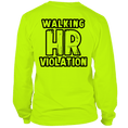 Load image into Gallery viewer, HR Violation - Long Sleeve Hi-Vis T-Shirt
