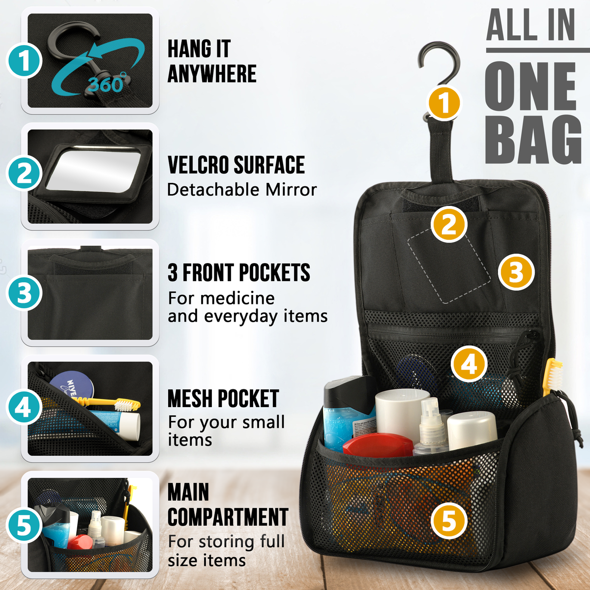 M‑Tac Tactical Toiletry Bag