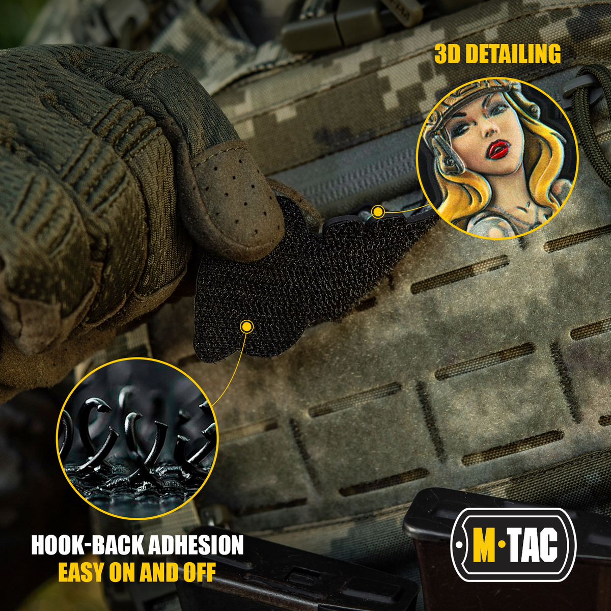 M-Tac Morale Patch Tactical Girl