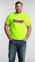 Load image into Gallery viewer, Send It - Safety Yellow T-Shirt
