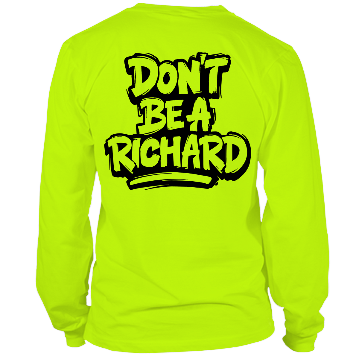 Richard - Long Sleeve Safety Yellow Hi-Vis T-Shirt