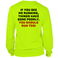 Load image into Gallery viewer, Run - Long Sleeve Hi-Vis T-Shirt
