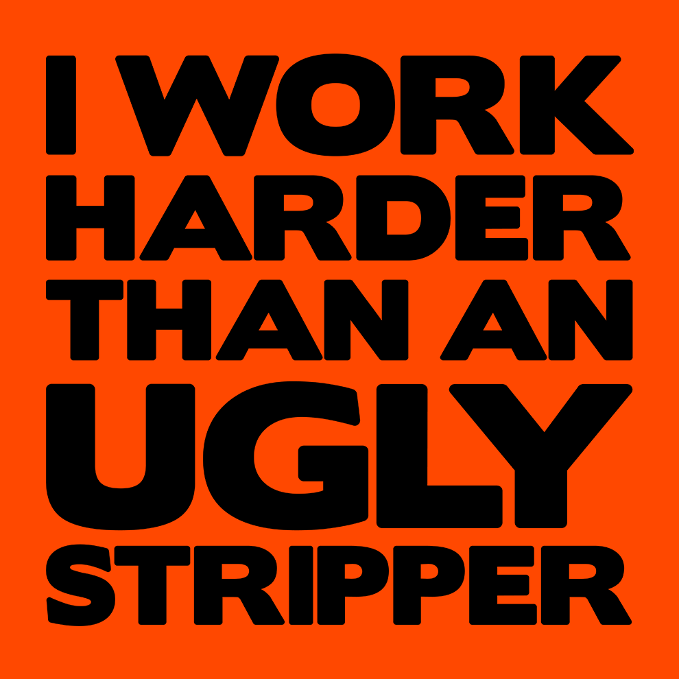 Work Harder - Long Sleeve Hi-Vis T-Shirt
