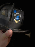 Load image into Gallery viewer, Catchin' Jobs - Leather Helmet Card
