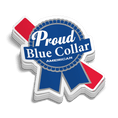 Load image into Gallery viewer, Proud Blue Collar Hard Hat Decal

