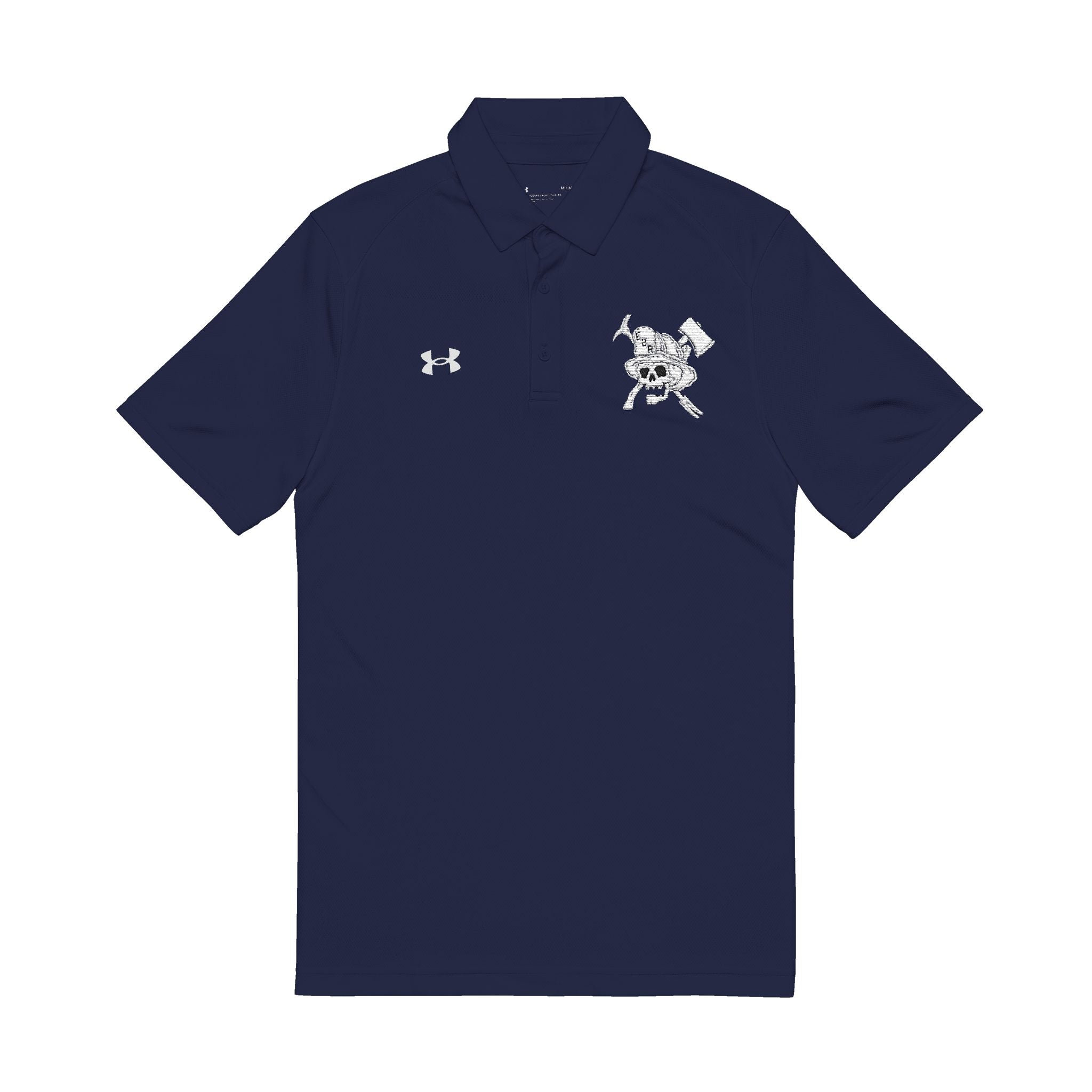 E2R Skull Under Armour® Men's Polo Shirt (Embroidery)