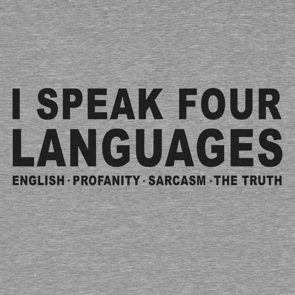 Four Languages - Safety Yellow Hi-Vis T-Shirt