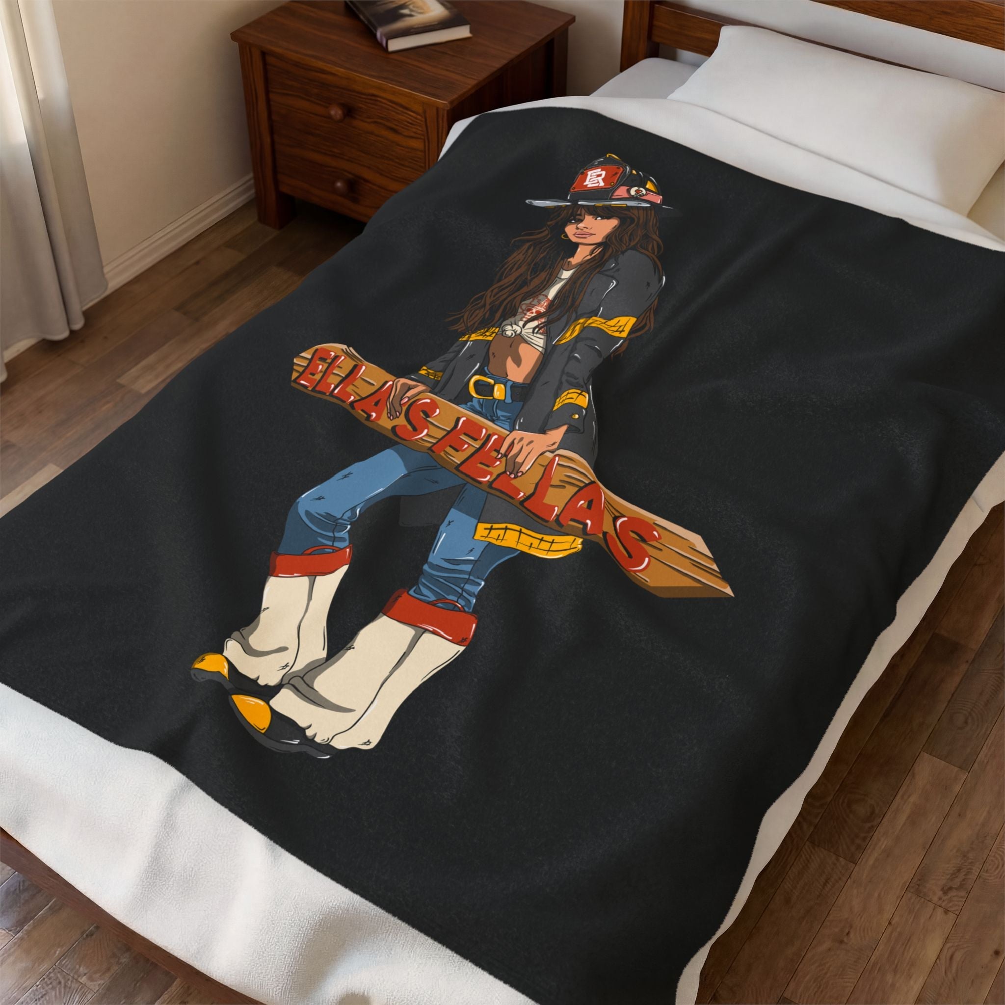 Alles  Fellas Velveteen Plush Blanket