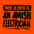Load image into Gallery viewer, Amish Electrician - Safety Yellow Hi-Vis T-Shirt
