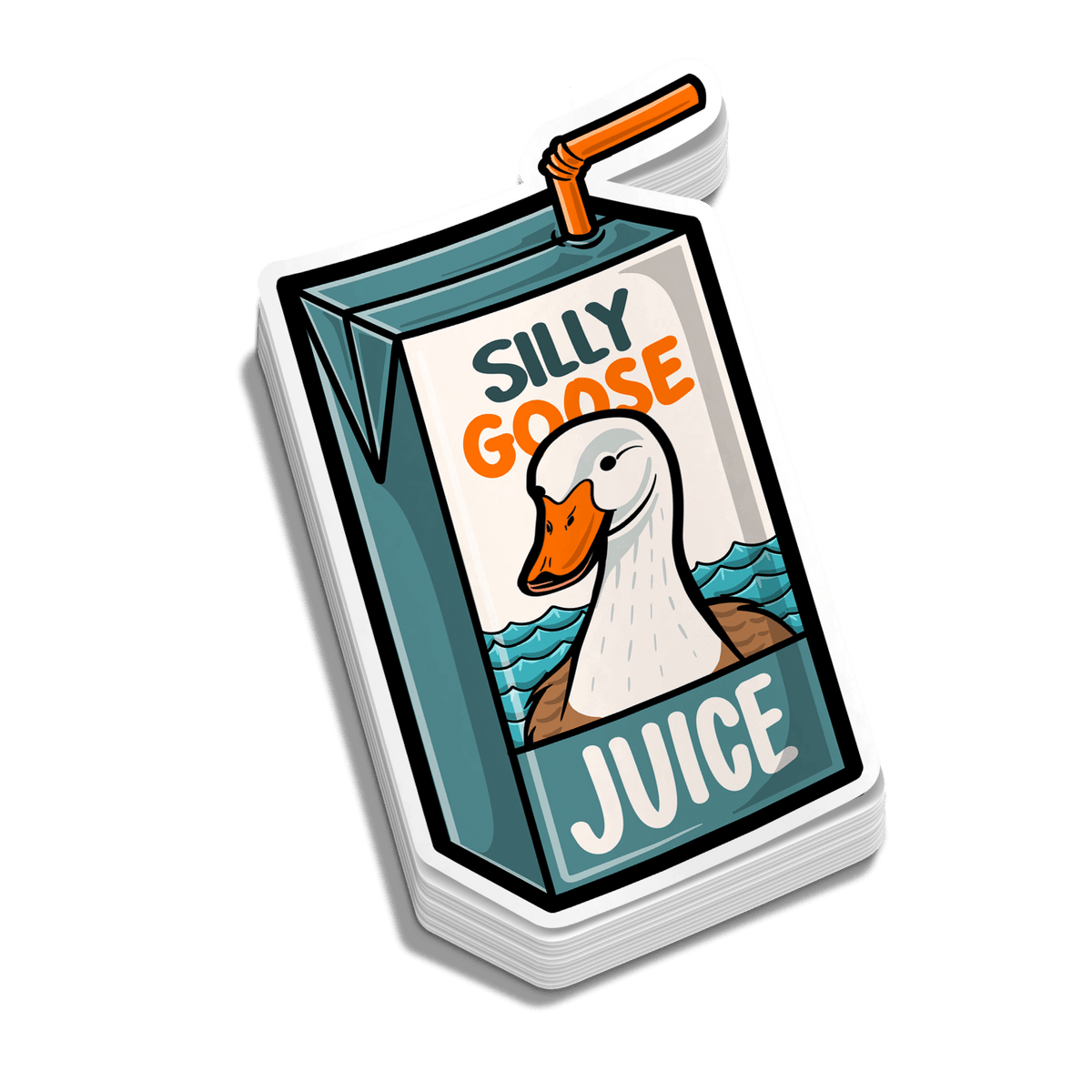 Silly Goose - Hard Hat Decal