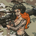 Load image into Gallery viewer, M-Tac Patch Panel Tactical Girl AT-4 900×1300
