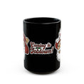 Load image into Gallery viewer, Santa Black Mug (11oz, 15oz)
