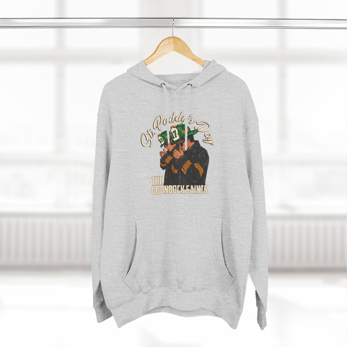 Three-Panel Fleece Hoodie