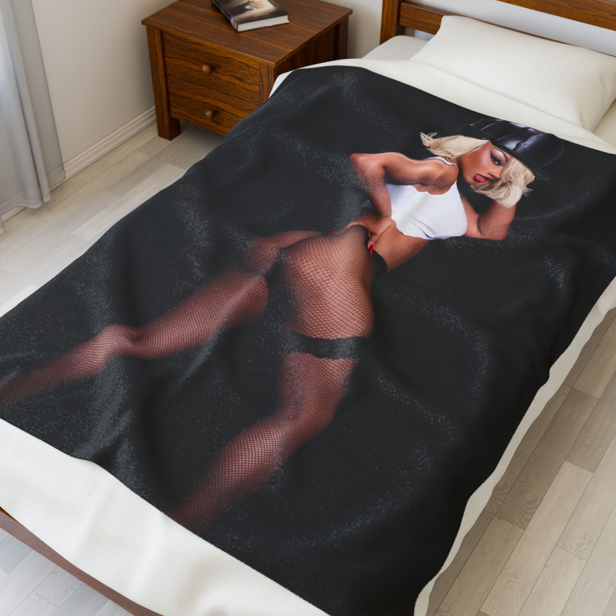 Megan Thee Velveteen Plush Blanket