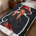 Load image into Gallery viewer, Alle glasses Velveteen Plush Blanket
