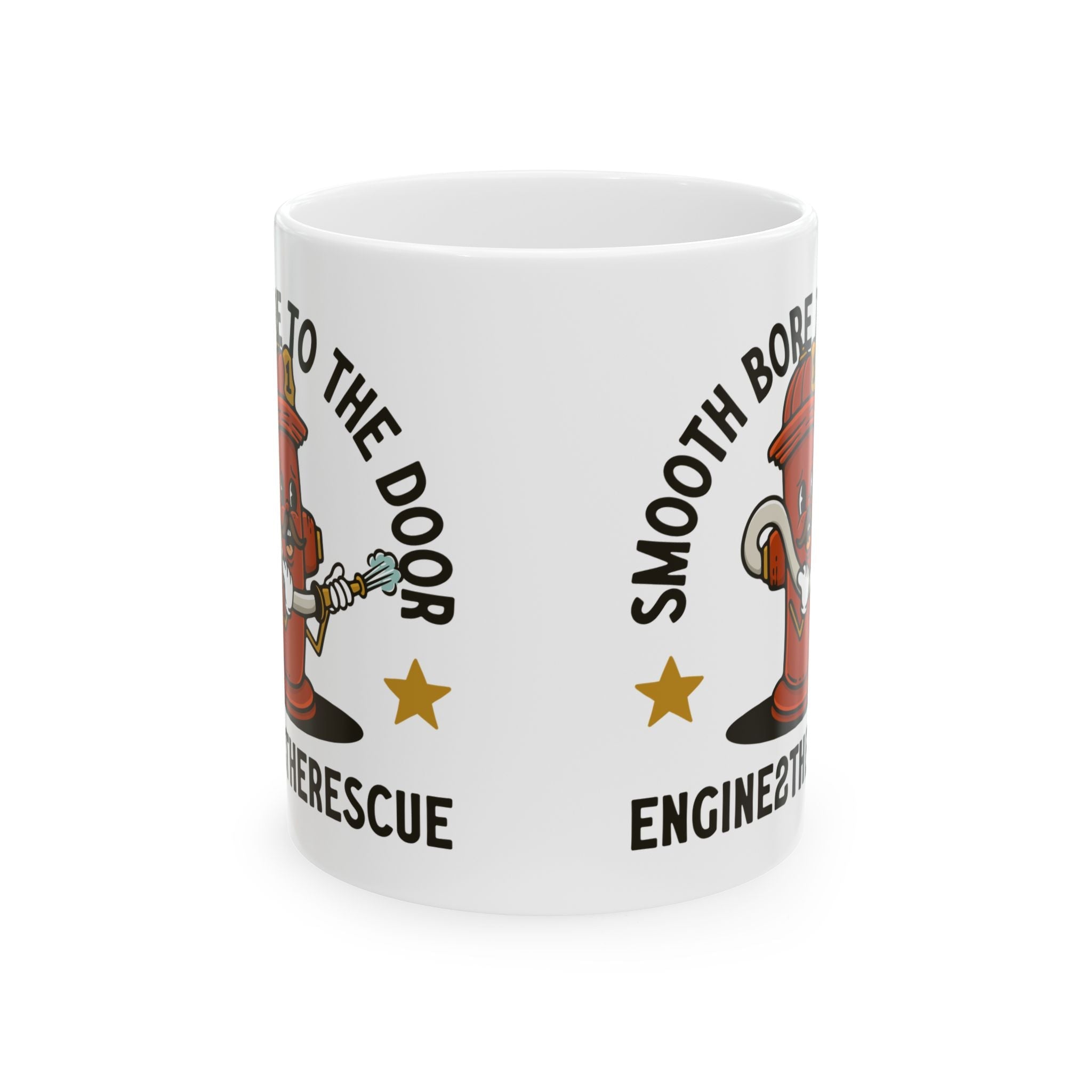 Smooth Bore To The Door Ceramic Mug, (11oz, 15oz)