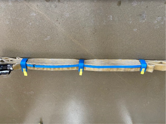 Adjustable Hose Bundle Strap Kit with 21” Hose Straps(Blue) - FFHS-BL21-KIT