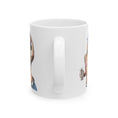 Load image into Gallery viewer, Dunne red, white and blue Ceramic Mug, (11oz, 15oz)
