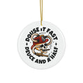 Load image into Gallery viewer, Deuce and a Half Ceramic Ornament, 4 Shapes
