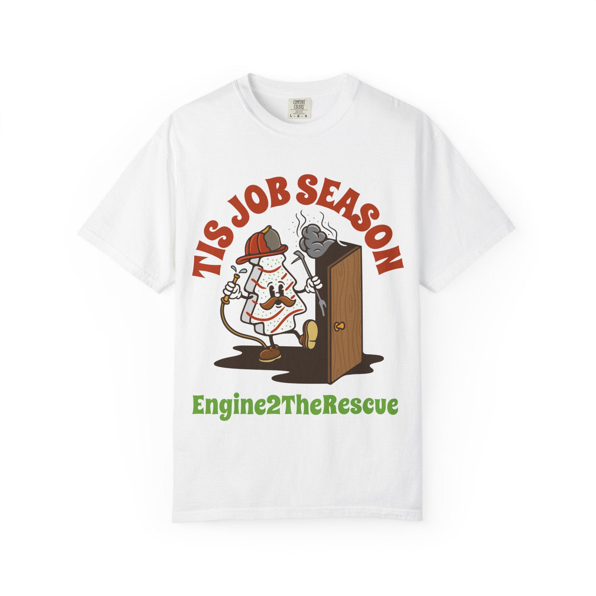 Tis Job Season Front Logo Unisex Cotton Crew Tee