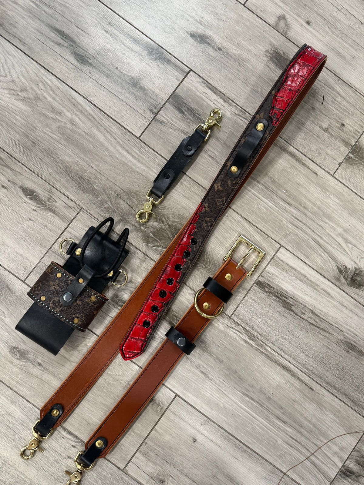 “The Redline Gator” Strap Set