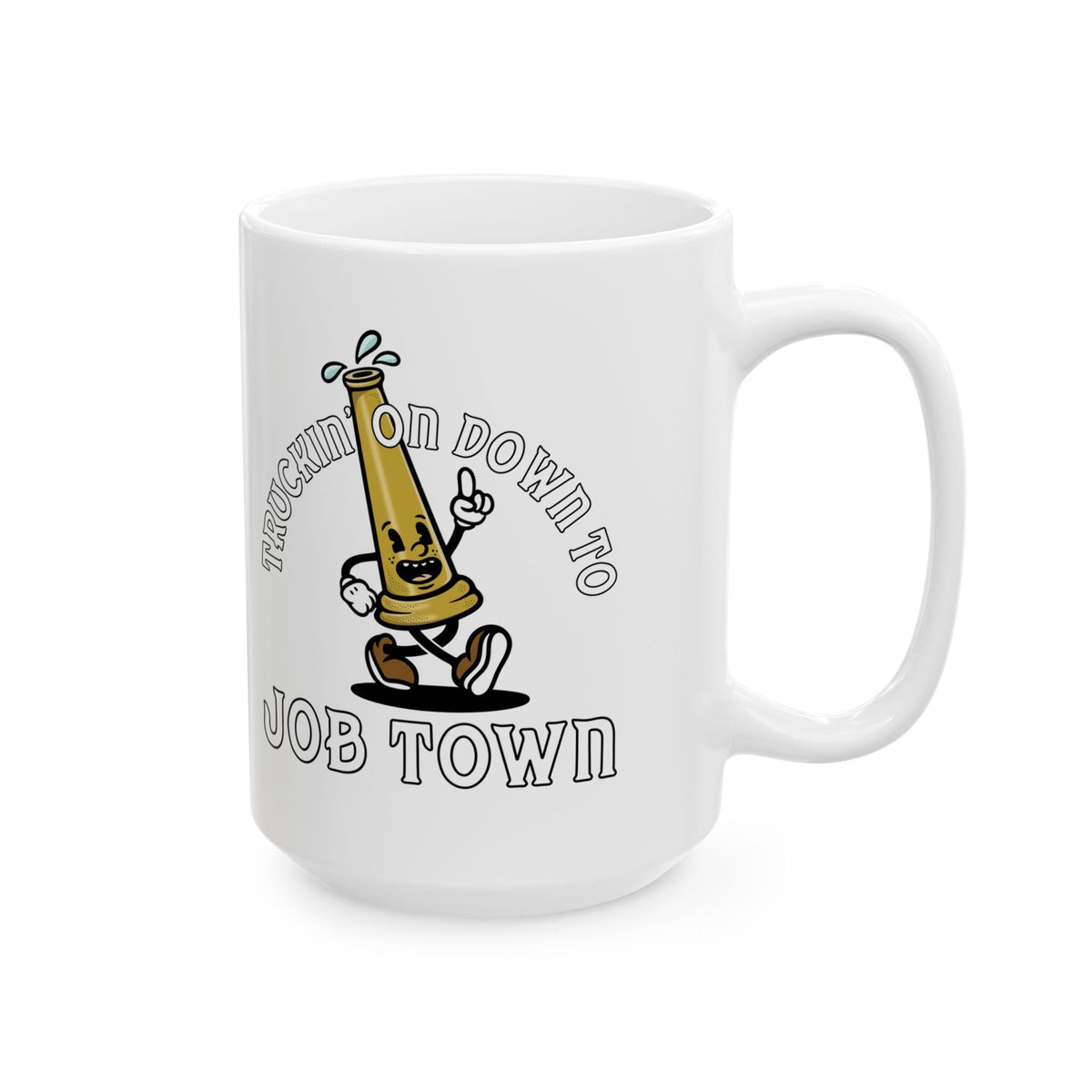 Job Town Ceramic Mug, (11oz, 15oz)