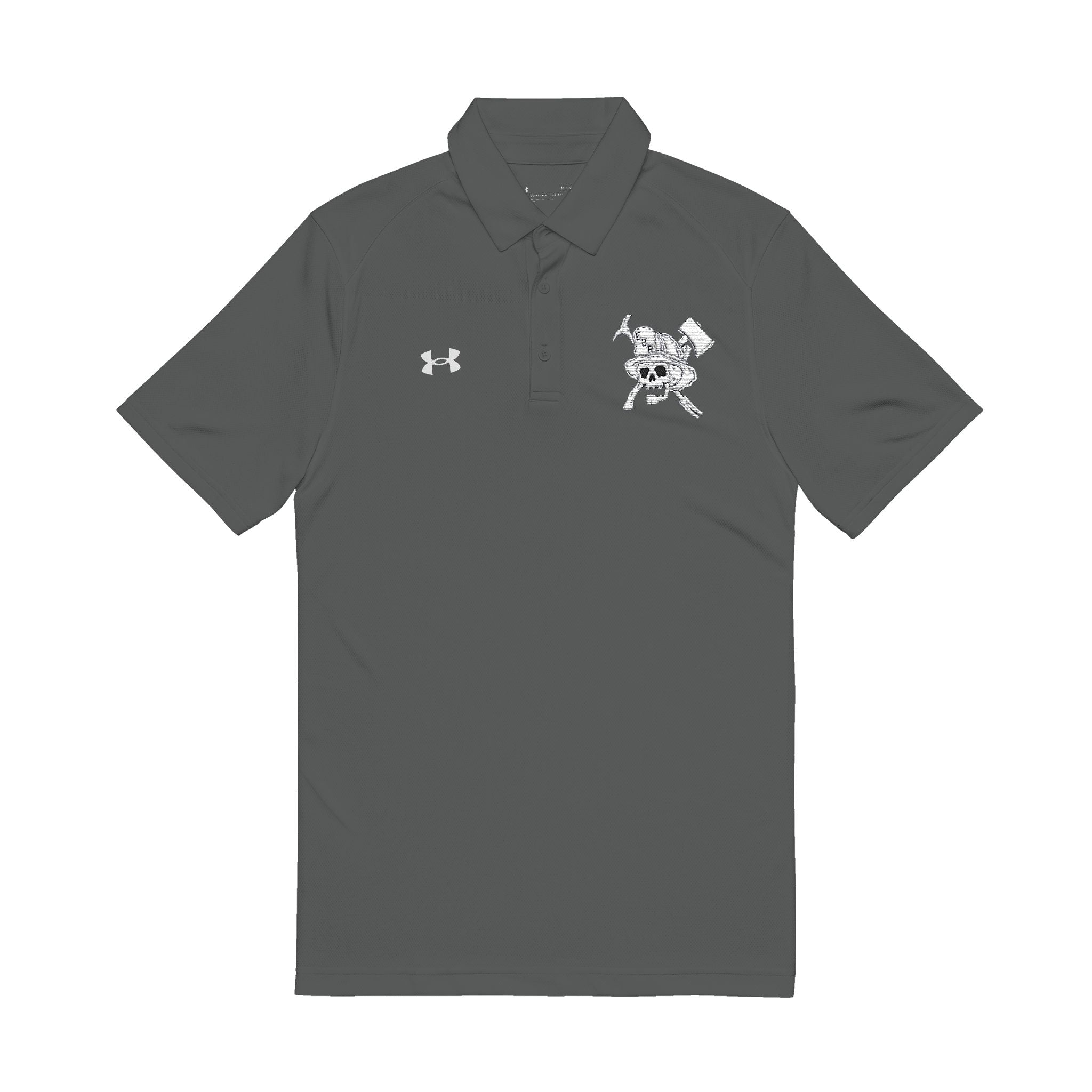 E2R Skull Under Armour® Men's Polo Shirt (Embroidery)