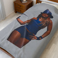 Load image into Gallery viewer, Tate adz Velveteen Plush Blanket
