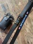 Load image into Gallery viewer, “SEMI PRO” CUSTOM LEATHER RADIO STRAP
