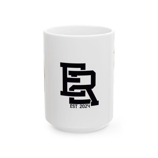 Dunne Green Ceramic Mug, (11oz, 15oz)