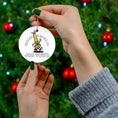 Load image into Gallery viewer, Truckin on down to job town Ceramic Ornament
