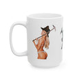 Load image into Gallery viewer, Ms. Dunne Ceramic Mug, (11oz, 15oz)
