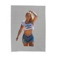 Load image into Gallery viewer, Support your local firehouse Velveteen Plush Blanket
