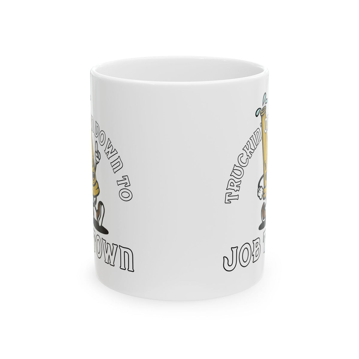 Job Town Ceramic Mug, (11oz, 15oz)