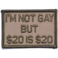 Load image into Gallery viewer, I'm Not Gay But $20 is $20 - 2x3 Patch
