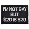 Load image into Gallery viewer, I'm Not Gay But $20 is $20 - 2x3 Patch
