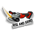 Load image into Gallery viewer, Rise and Grind - Hard Hat Decal
