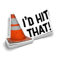 Load image into Gallery viewer, I'd Hit That  -  Hard Hat Decal
