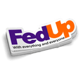 Load image into Gallery viewer, Fed Up  -  Hard Hat Decal
