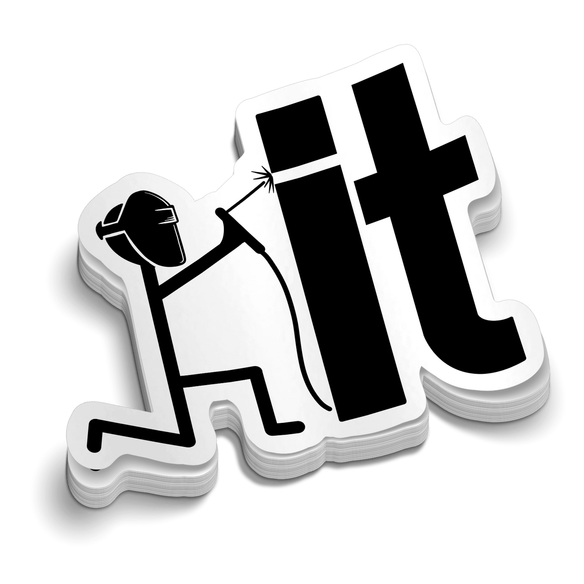 Weld It  -  Hard Hat Decal