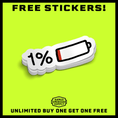 Load image into Gallery viewer, 1%  -  Hard Hat Decal
