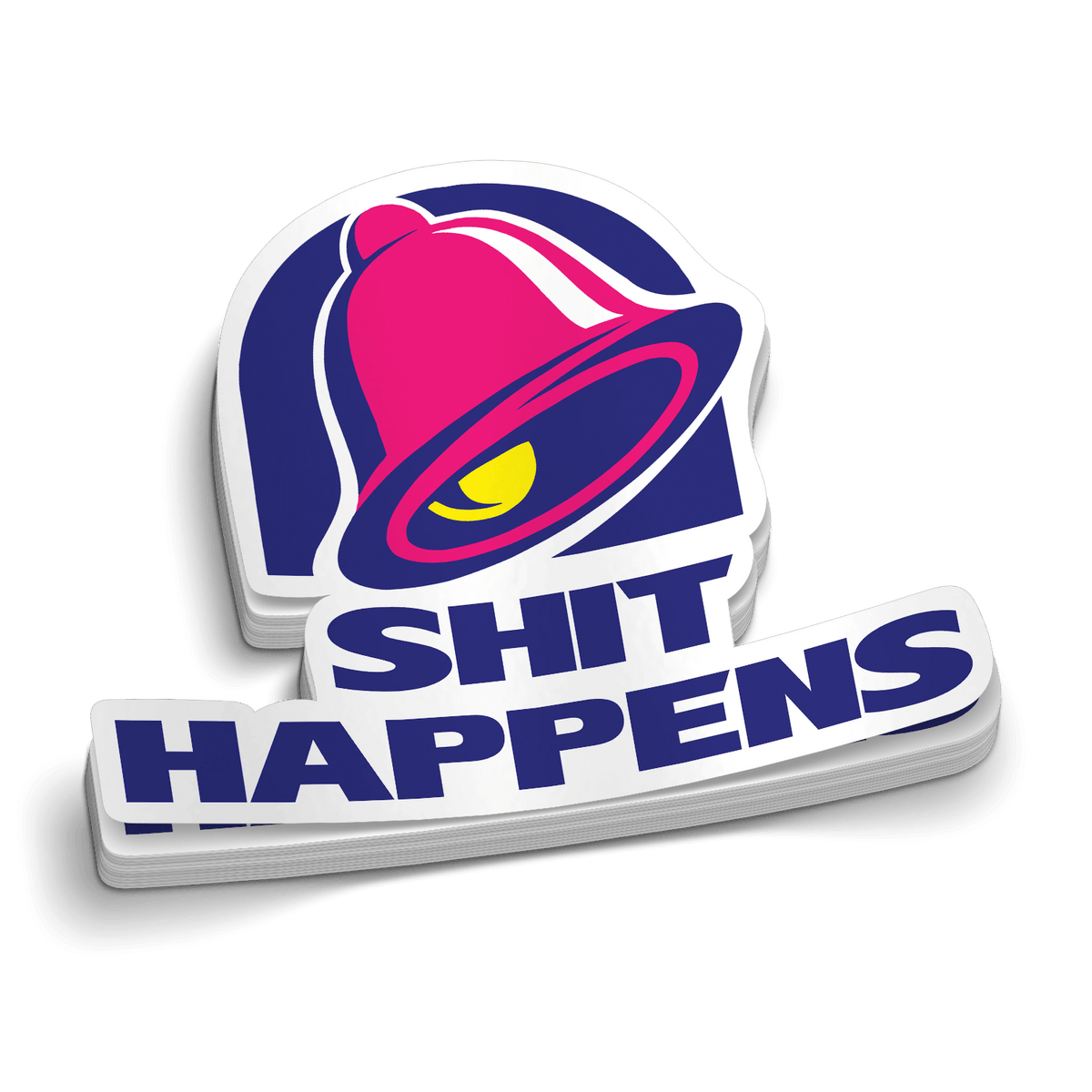 Shit Happens -  Hard Hat Decal