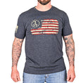 Load image into Gallery viewer, Men's 2A Betsy Ross Flag Patriotic T-Shirt
