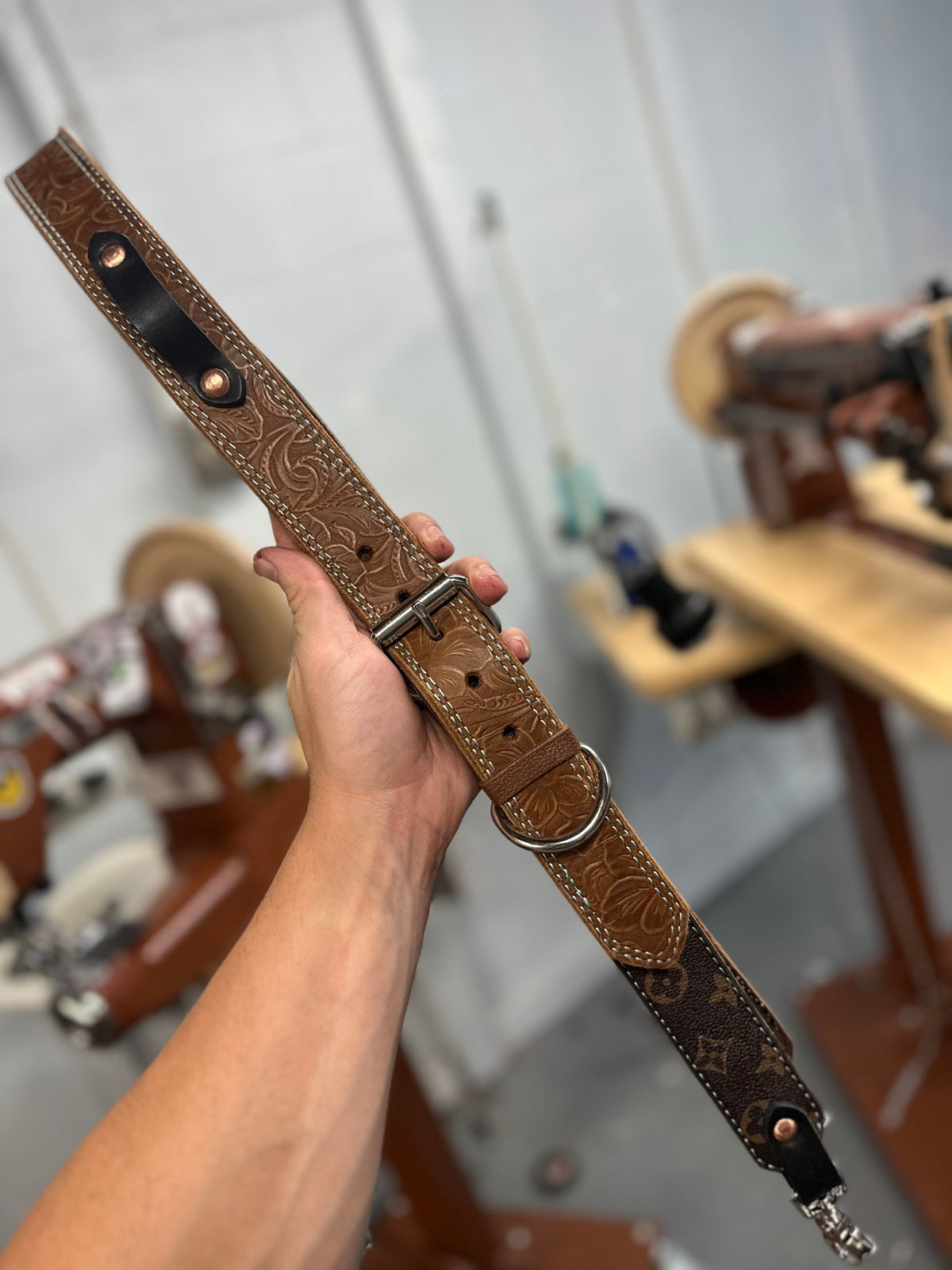 Designer Monogram x Tooled Radio strap set