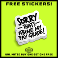 Load image into Gallery viewer, Pay Grade - Hard Hat Decal
