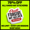 Load image into Gallery viewer, My Helper - Hard Hat Decal
