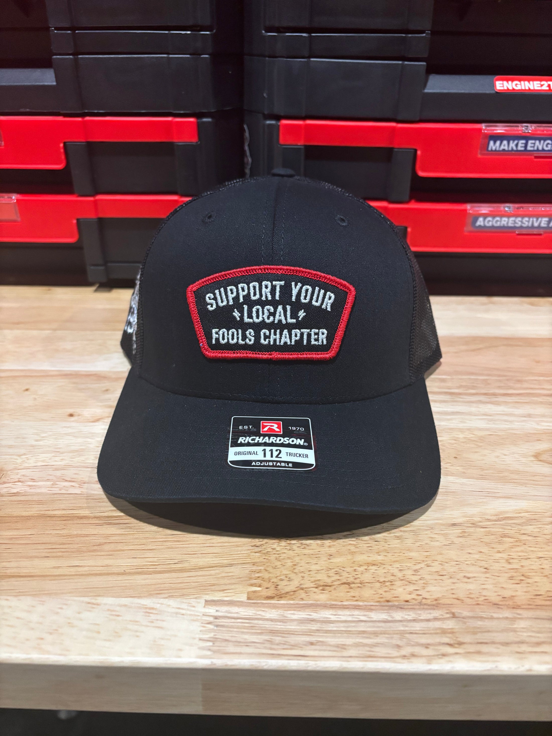 Support Your Local FOOLS Chapter Black R112