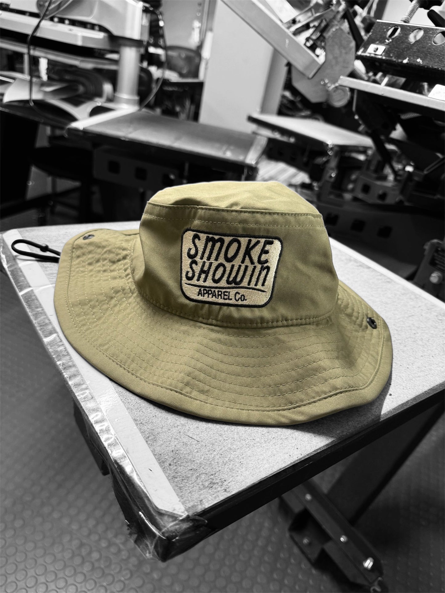 MOSS GREEN BOONEY HAT