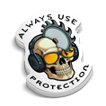 Load image into Gallery viewer, Protection  -  Hard Hat Decal
